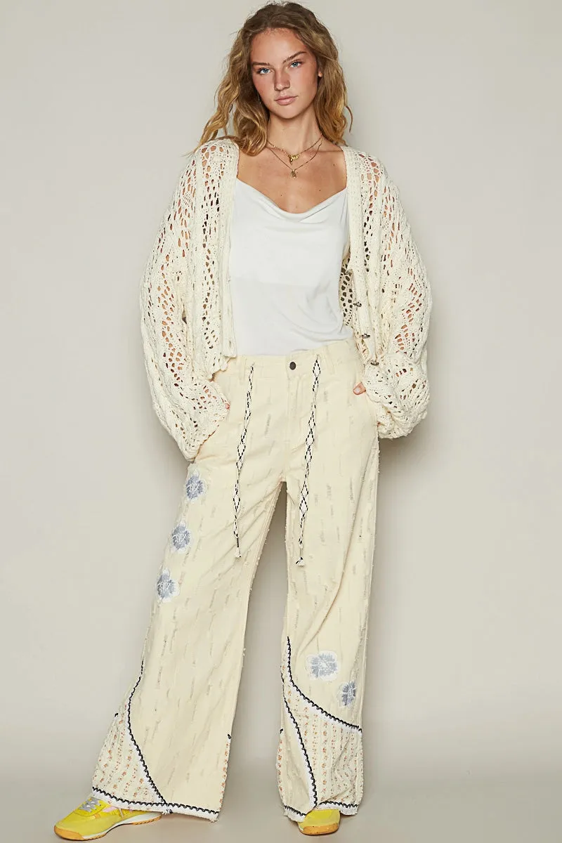 Samantha Open Weave Cardigan