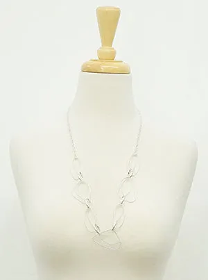 Shapes Galore Geo Silver Necklace