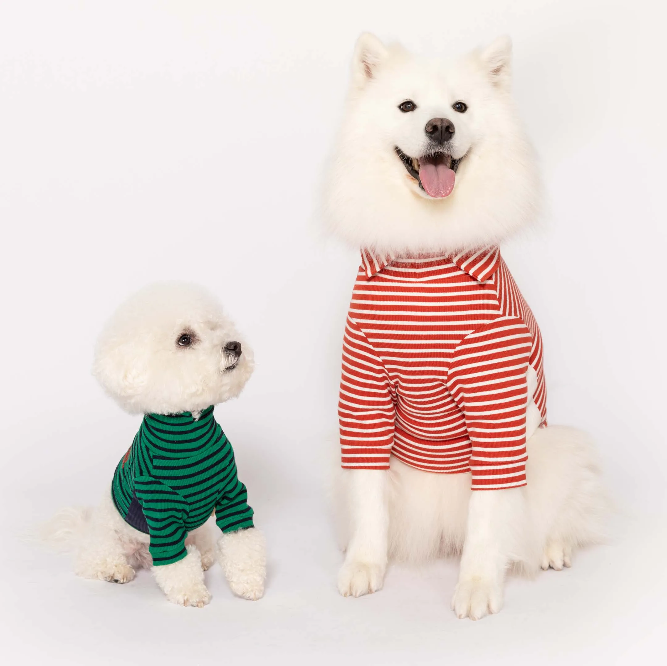 [Stripe Tee] Rust & Ivory