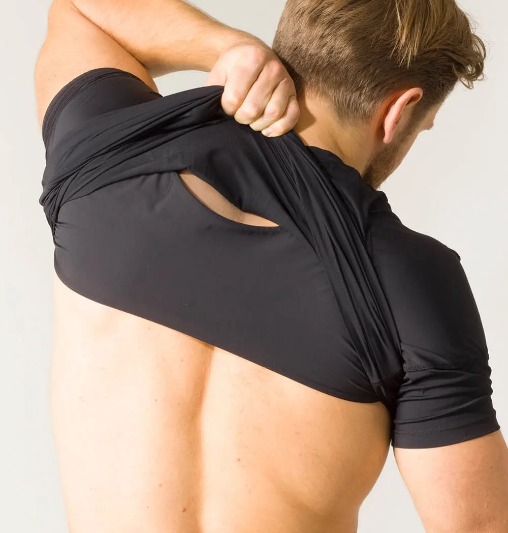 Swedish Posture - Men's Posture T-Shirt Posture Corrector Black or White