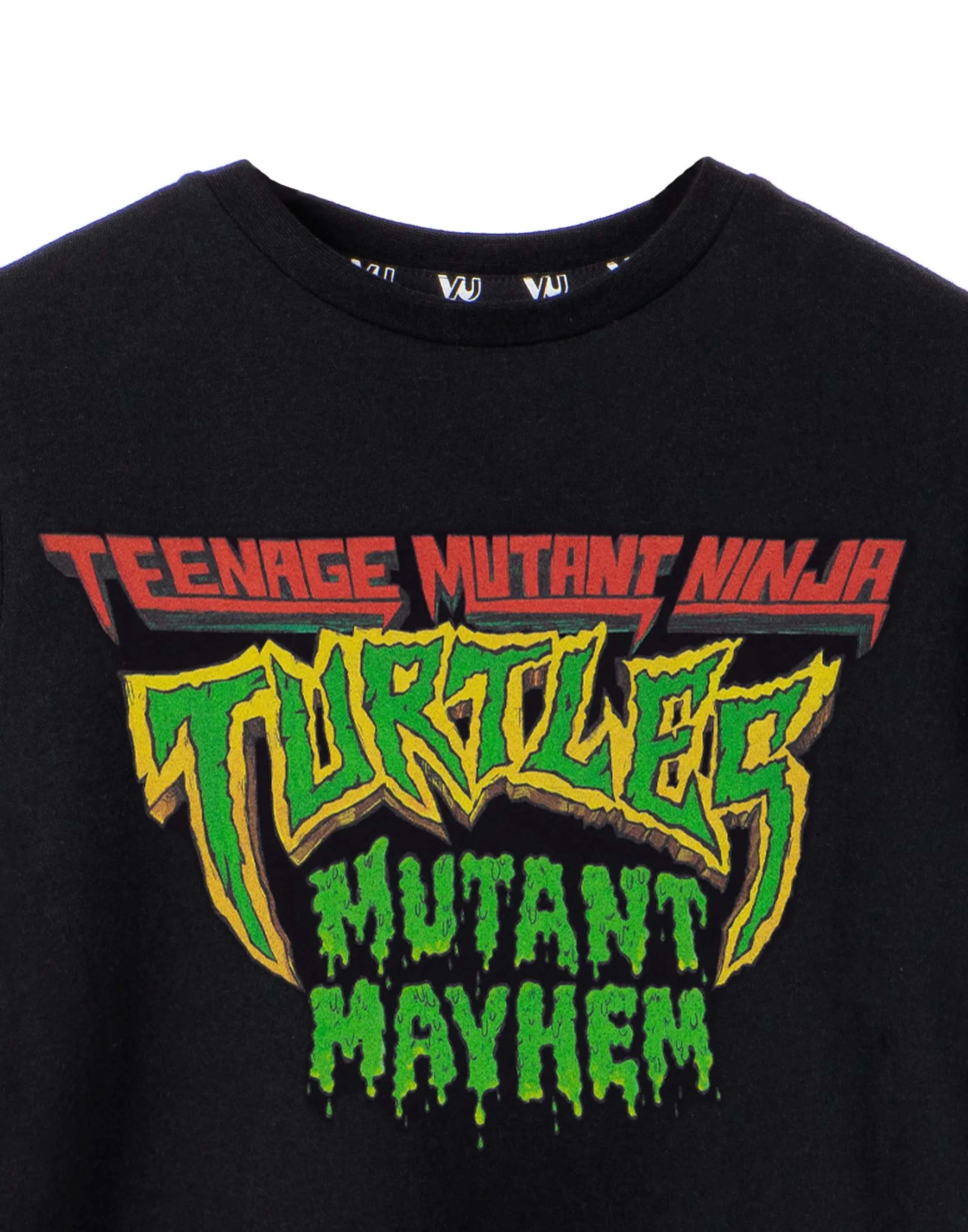 Teenage Mutant Ninja Turtles Mutant Mayhem Boys Black T-Shirt