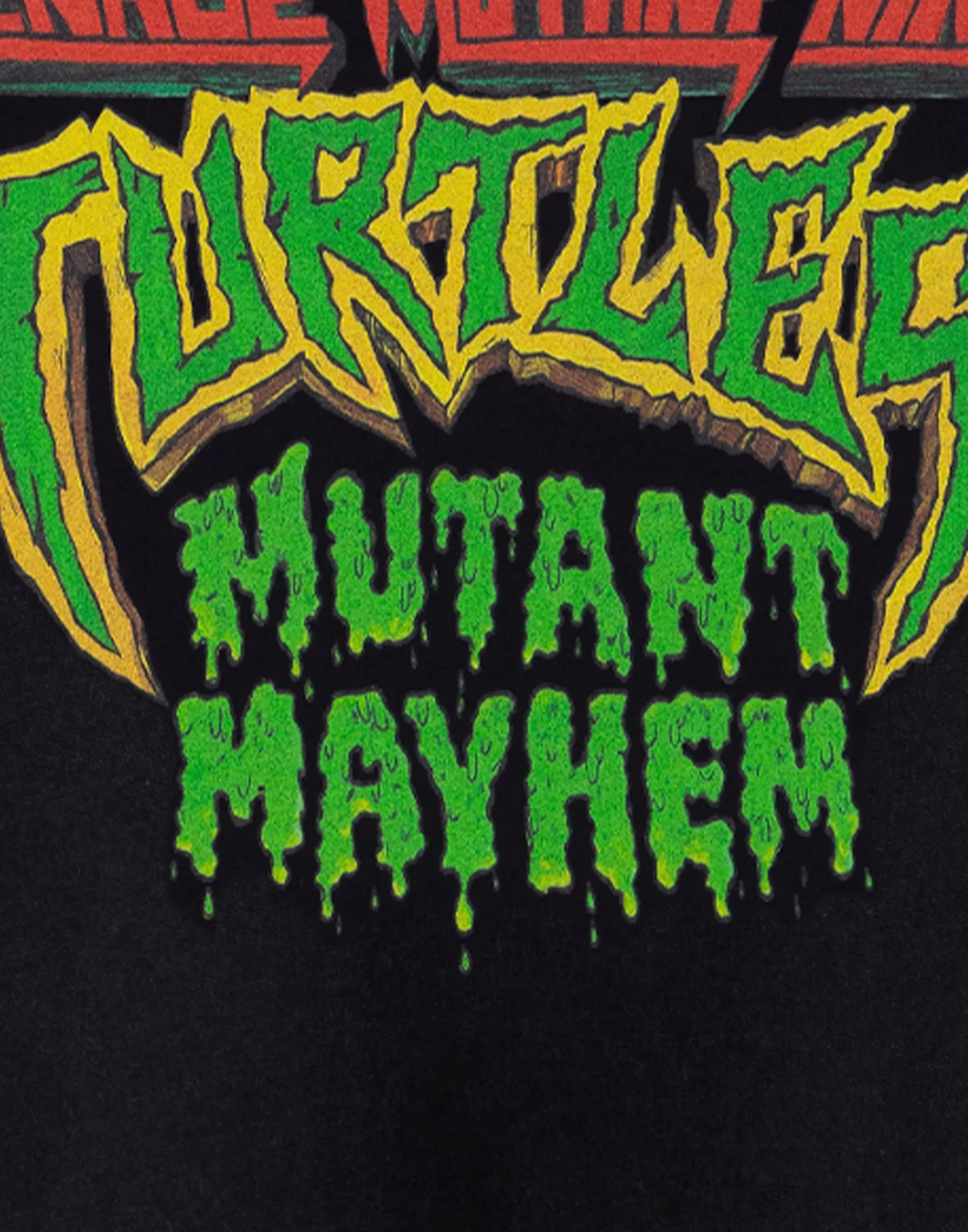 Teenage Mutant Ninja Turtles Mutant Mayhem Boys Black T-Shirt