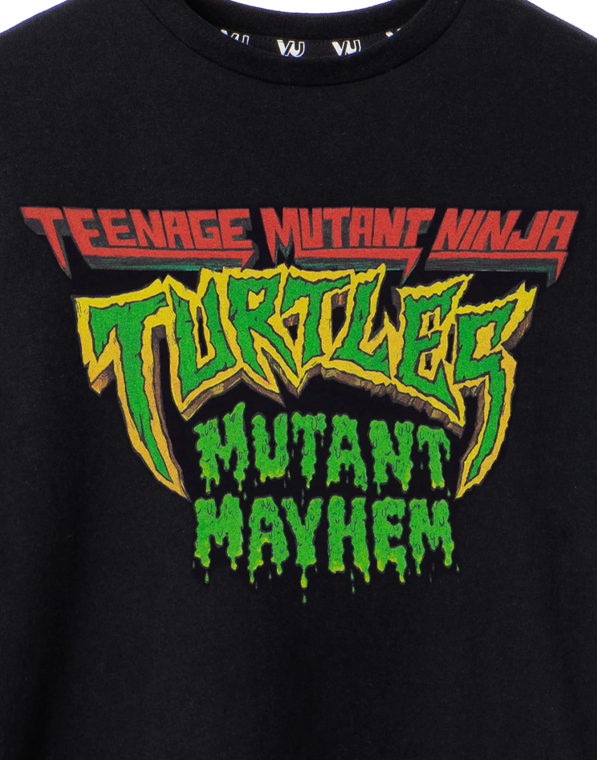 Teenage Mutant Ninja Turtles Mutant Mayhem Boys Black T-Shirt