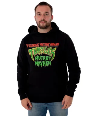Teenage Mutant Ninja Turtles Mutant Mayhem Logo Mens Black Hoodie