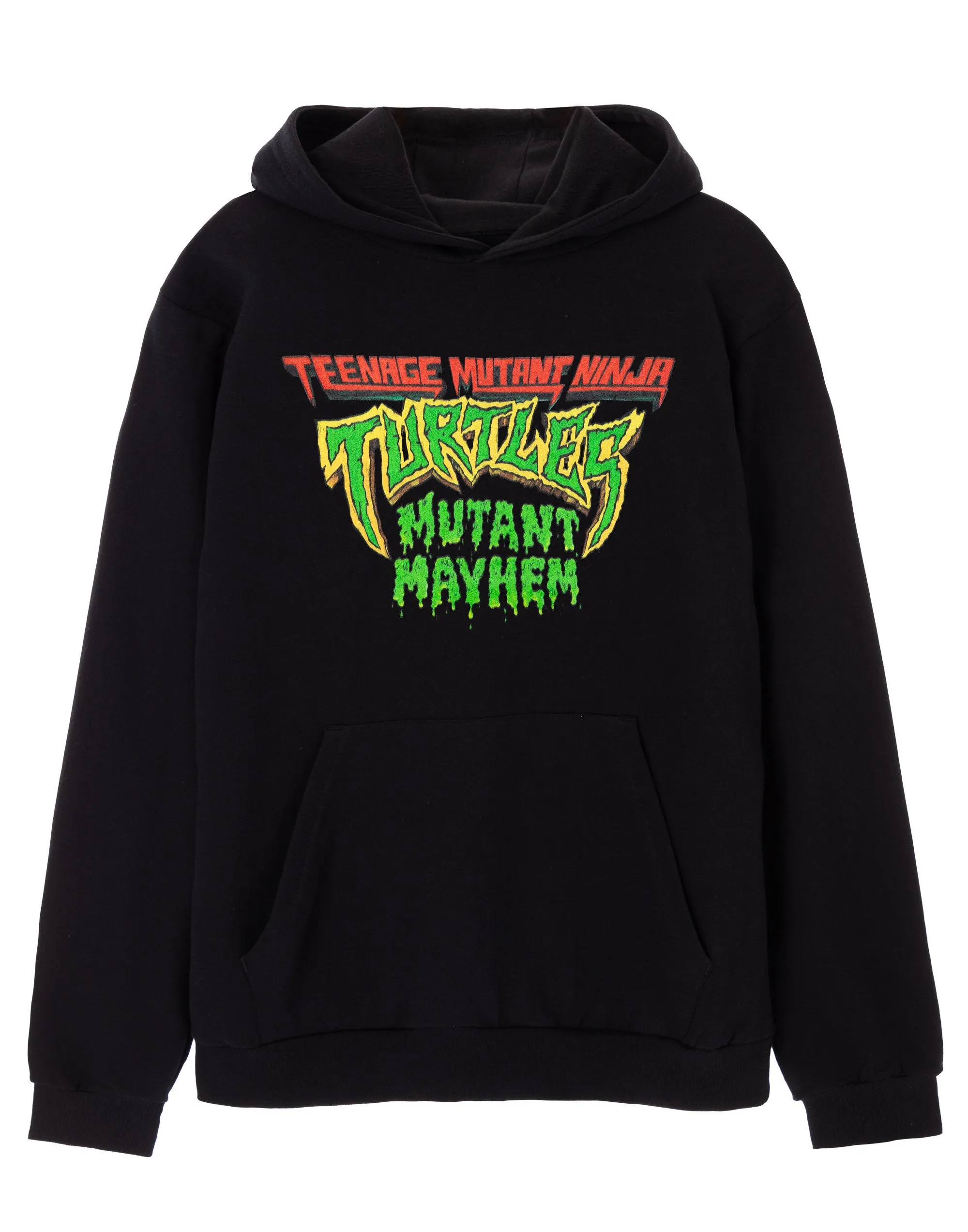 Teenage Mutant Ninja Turtles Mutant Mayhem Logo Mens Black Hoodie