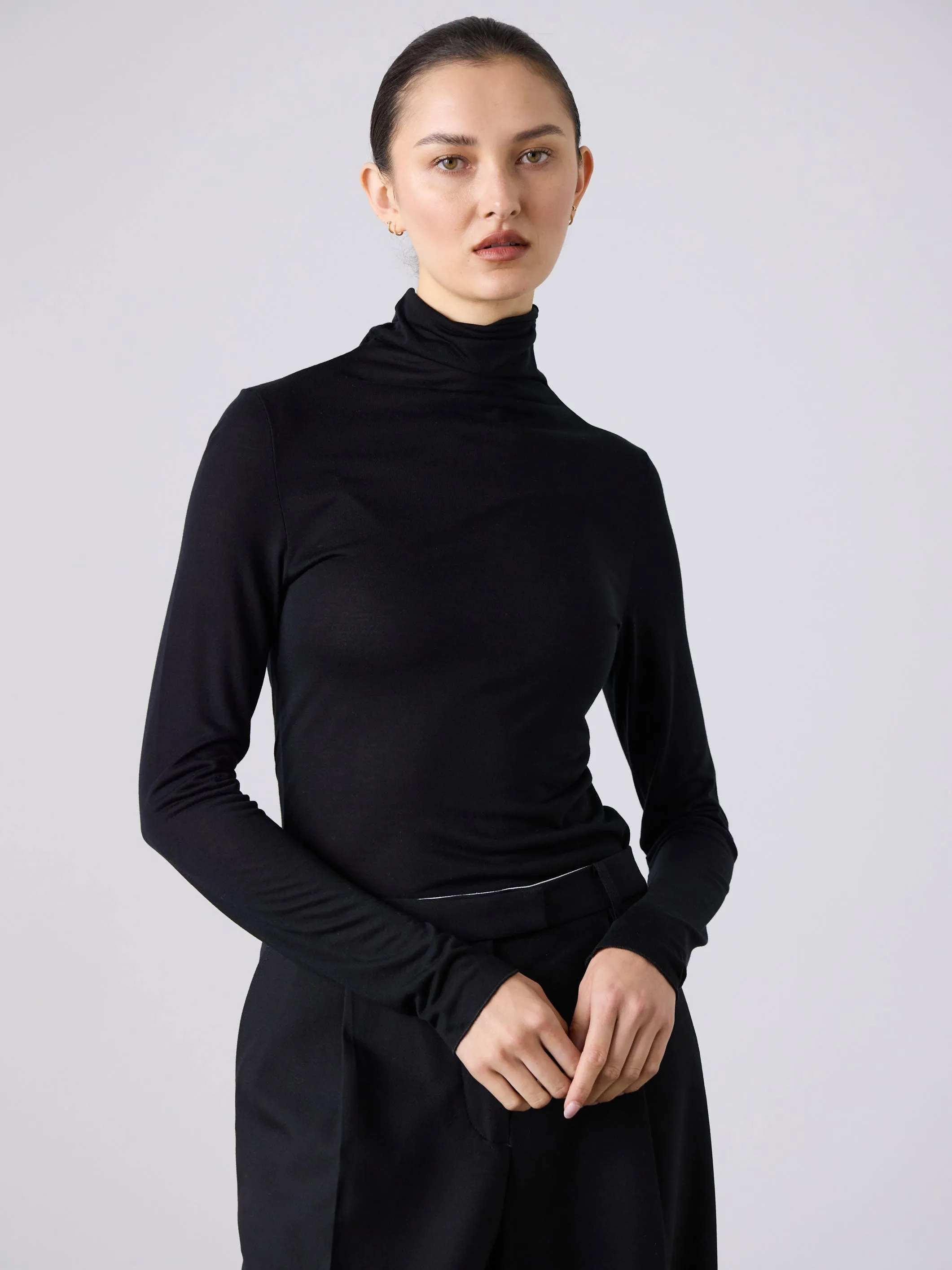 Tencel Polo - Black