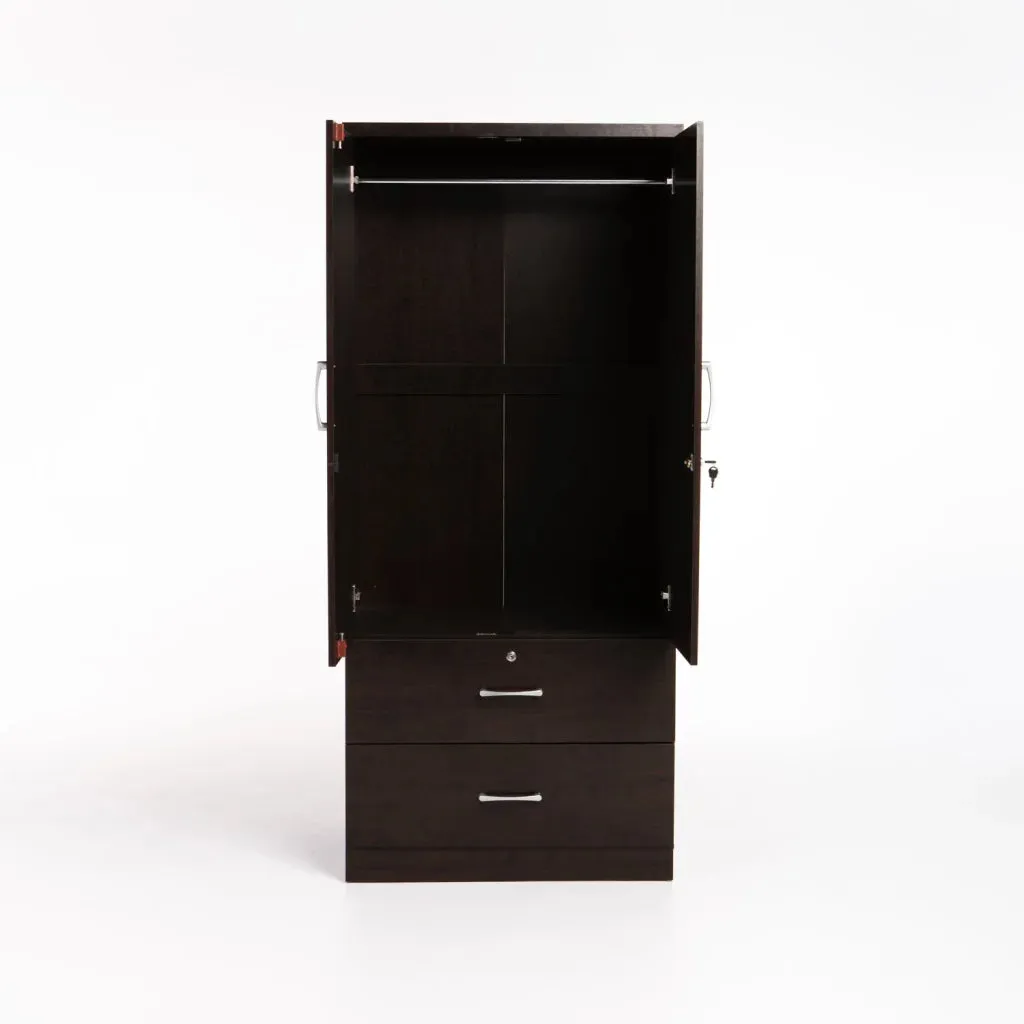 TITAN 2 DOOR 2 DRAWER ROBE