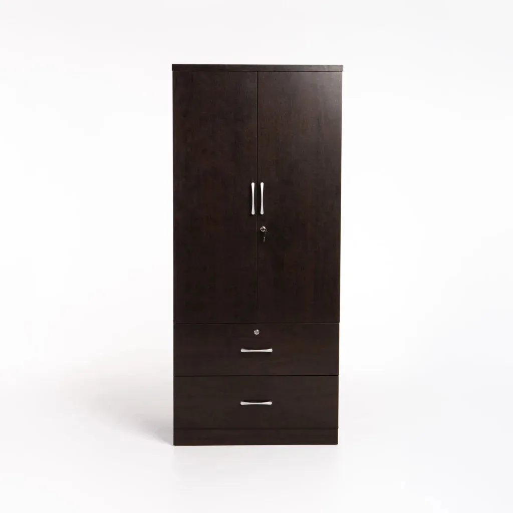 TITAN 2 DOOR 2 DRAWER ROBE