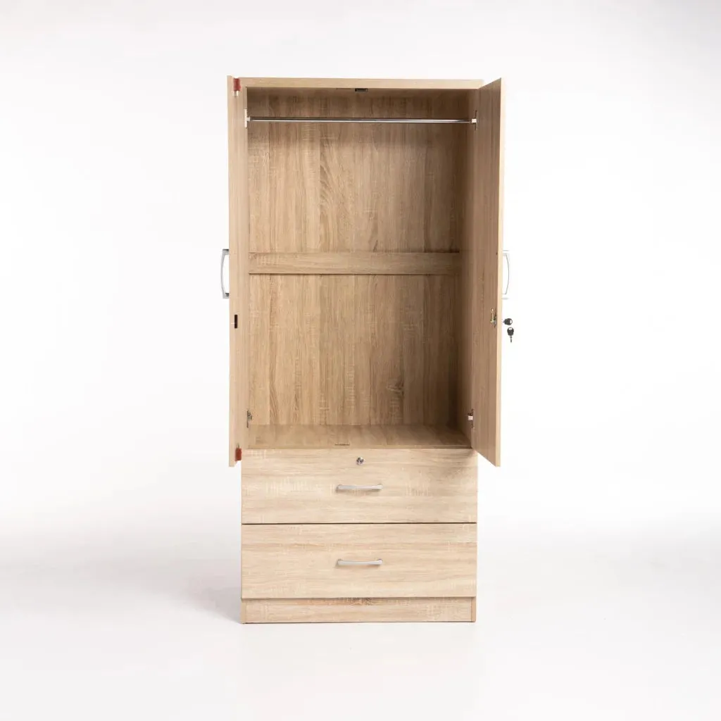 TITAN 2 DOOR 2 DRAWER ROBE