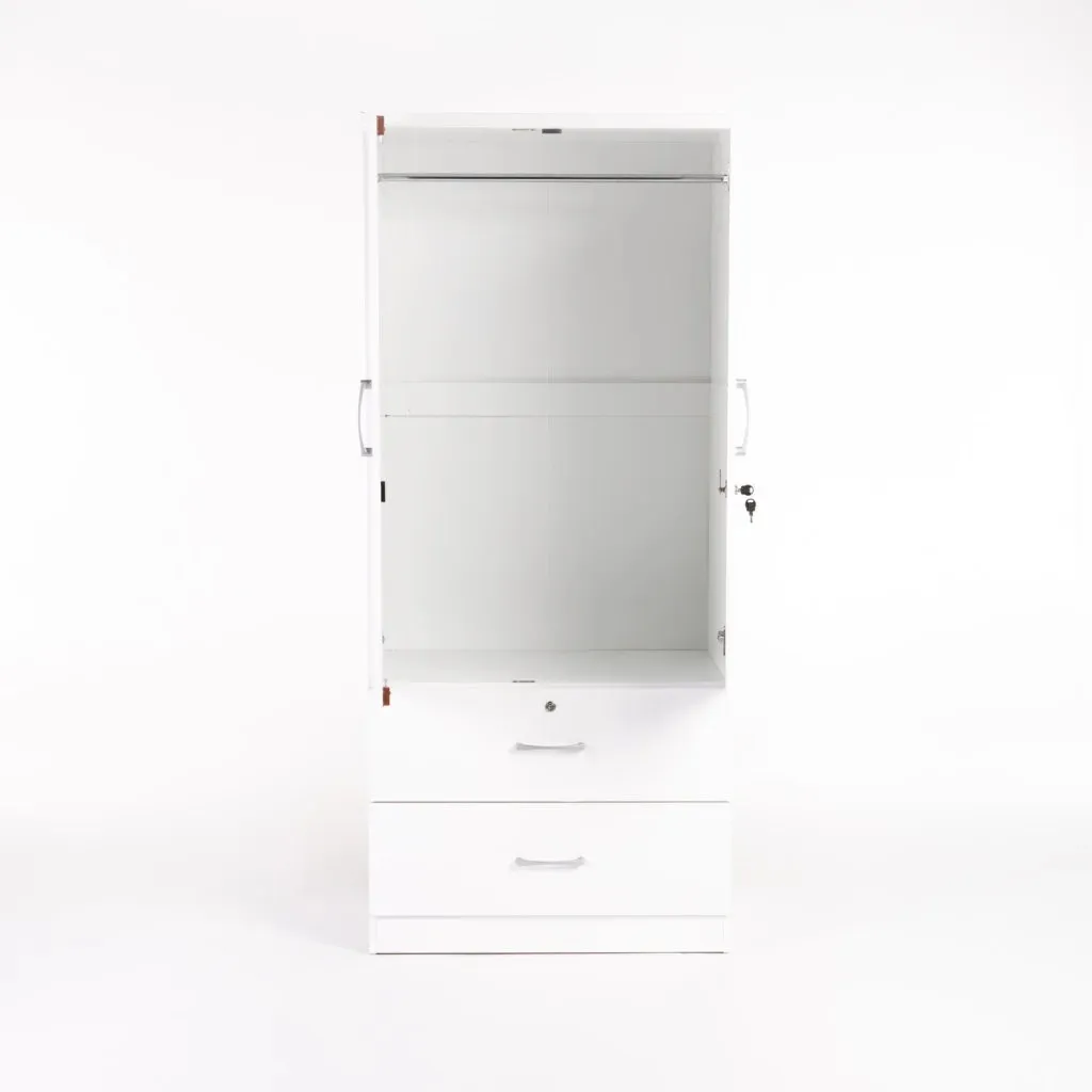 TITAN 2 DOOR 2 DRAWER ROBE
