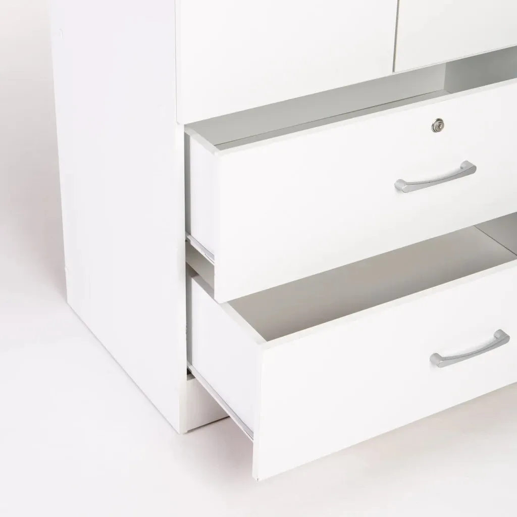 TITAN 2 DOOR 2 DRAWER ROBE