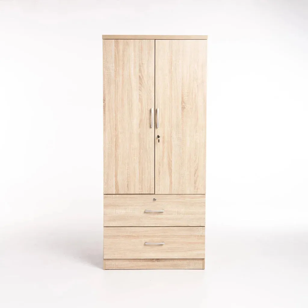 TITAN 2 DOOR 2 DRAWER ROBE