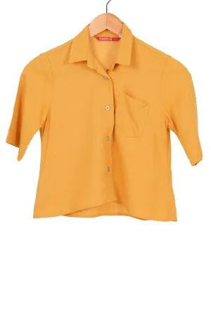 Tween Kids Girls Linen Blouse