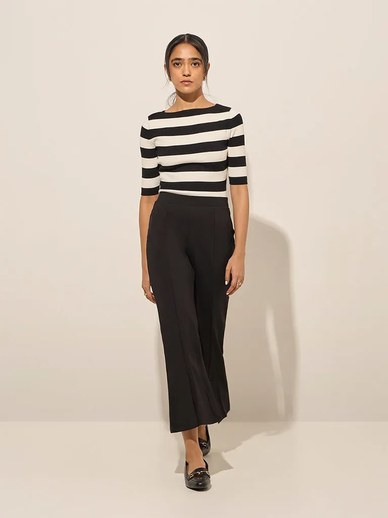 Wardrobe Black Striped Top