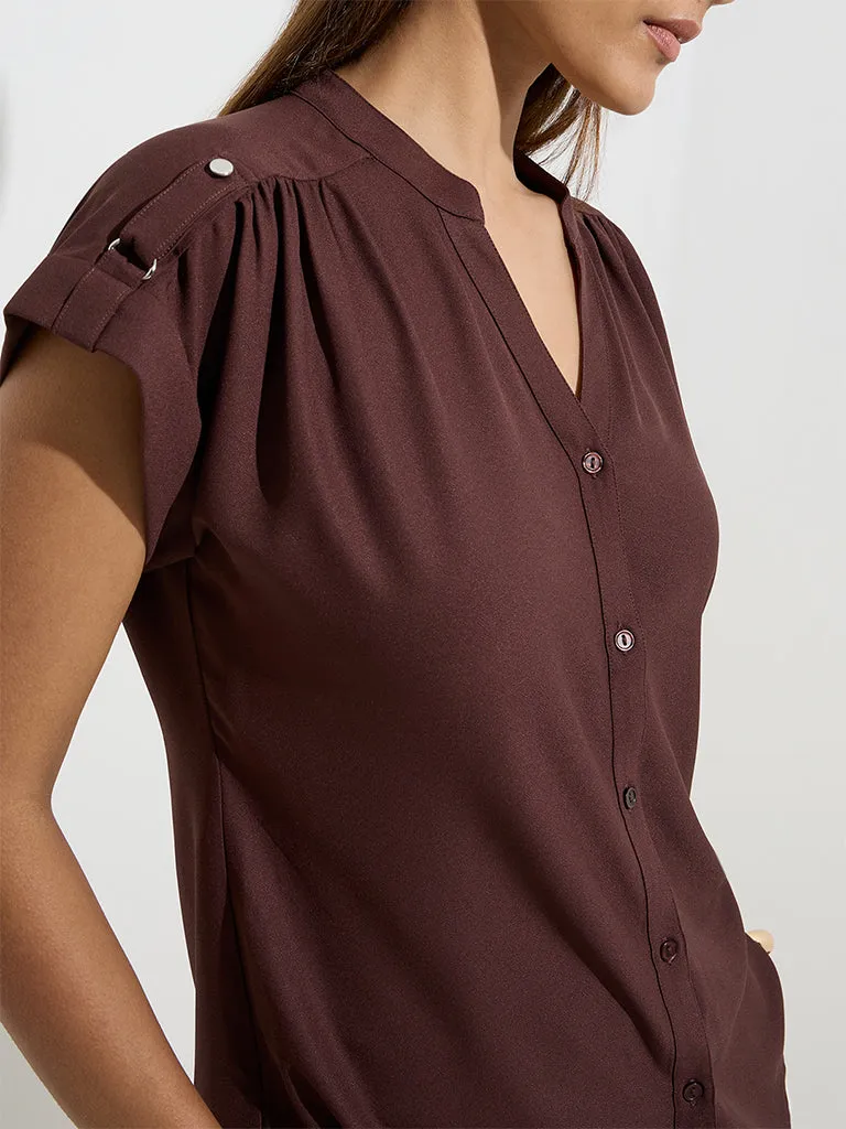 Wardrobe Brown Solid Top