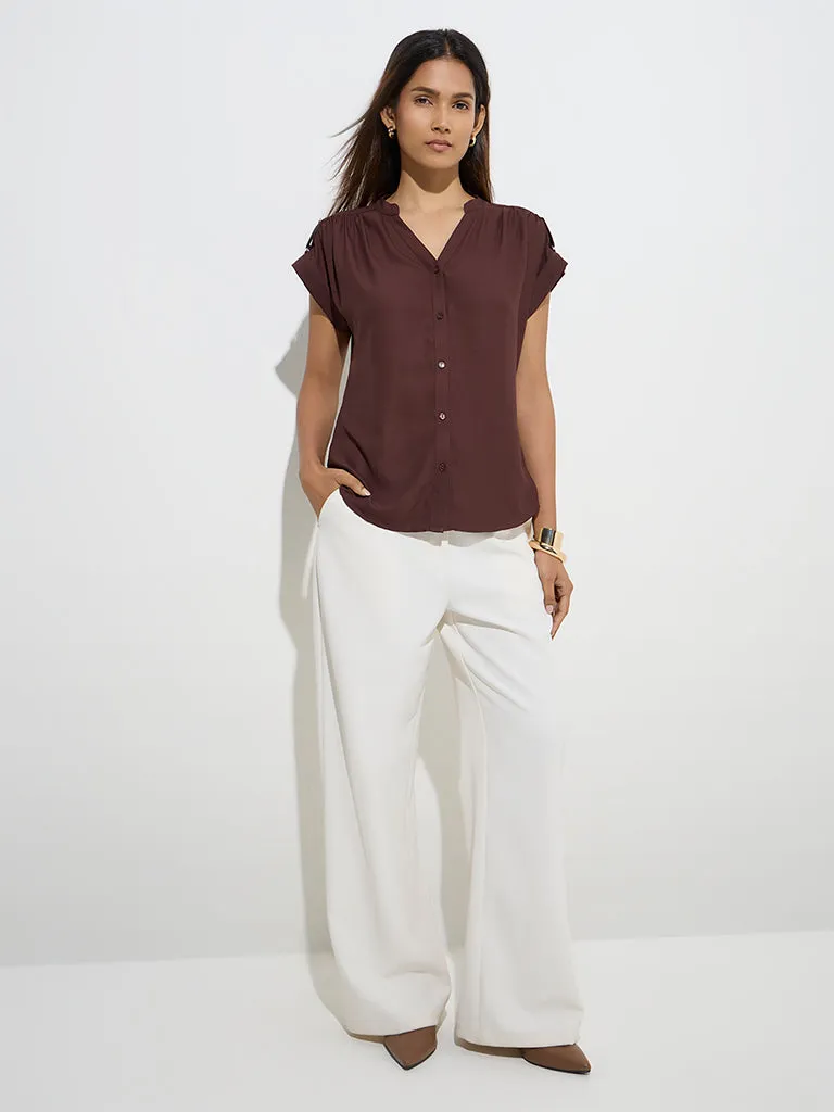 Wardrobe Brown Solid Top
