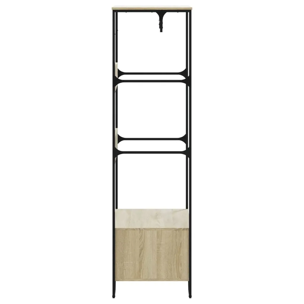 Wardrobe Sonoma Oak 90x50x180 cm Engineered Wood